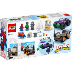 Lego Spidey Hulk Vs. Rhino Truck Showdown 10782