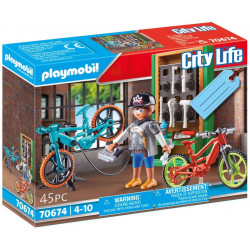 Playmobil Bike Workshop Gift Set 70674