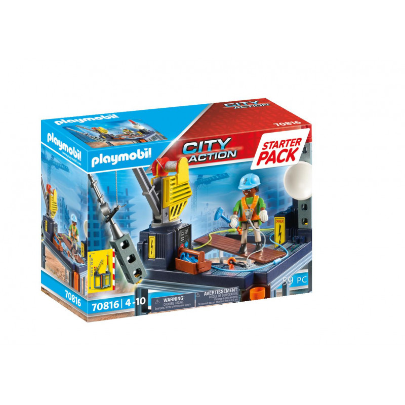 Playmobil Starter Pack Construction Site 70816