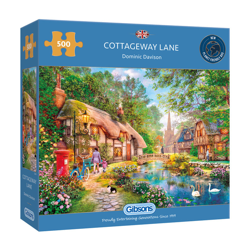 Gibsons Cottageway Lane 500 Pcs Jigsaw Puzzle