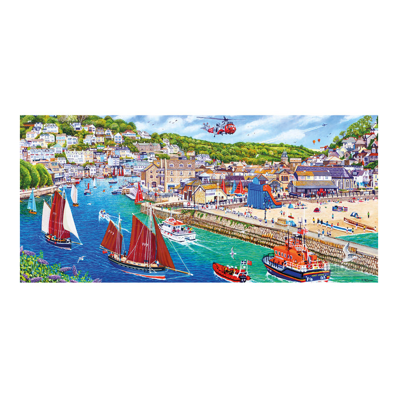 Gibsons Looe Harbour 636 Piece Jigsaw Puzzle