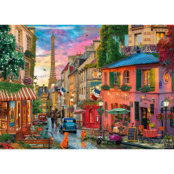 Gibsons Sunset Over Paris 1000 Piece Jigsaw Puzzle