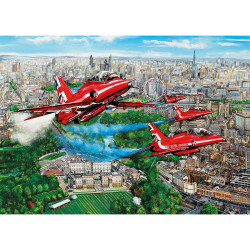 Gibson Reds Over London 1000 Piece Jigsaw Puzzle