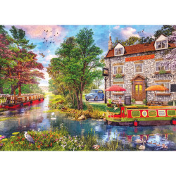 Gibson Riverside Inn 1000 Piece Jigsaw Puzzle