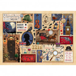 Gibson Sherlock Holmes Book Club 1000 Piece Jigsaw Puzzle