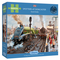 Gibsons Spotters At Doncaster - 100 Xxl Piece Jigsaw Puzzle