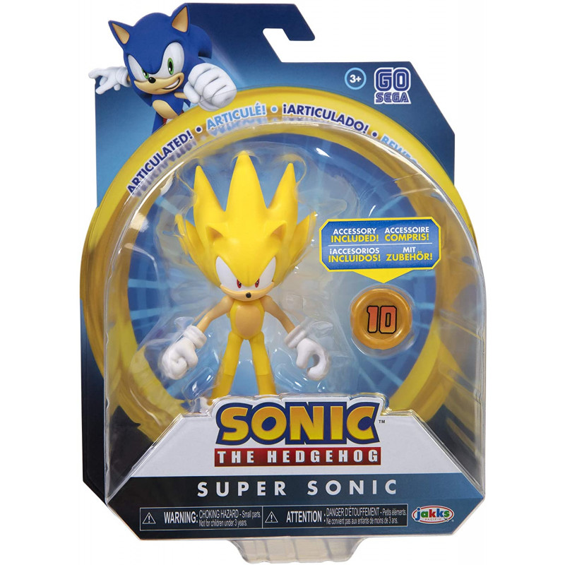 Sonic The Hedgehog 10cm Super Sonic Figure Sonic The Hedgehog 10cm Super Sonic Figure