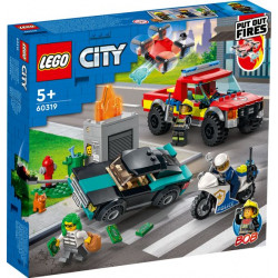 Lego City Fire Rescue & Police Chase 60319