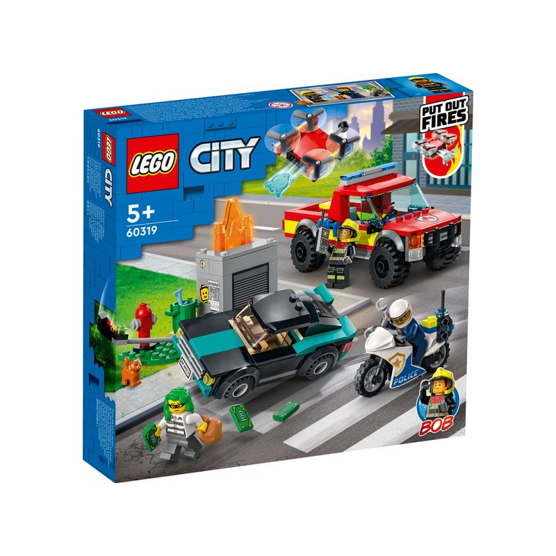 Lego City Fire Rescue & Police Chase 60319