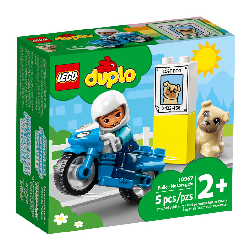 Lego Duplo Police Motorcycle Set 10967