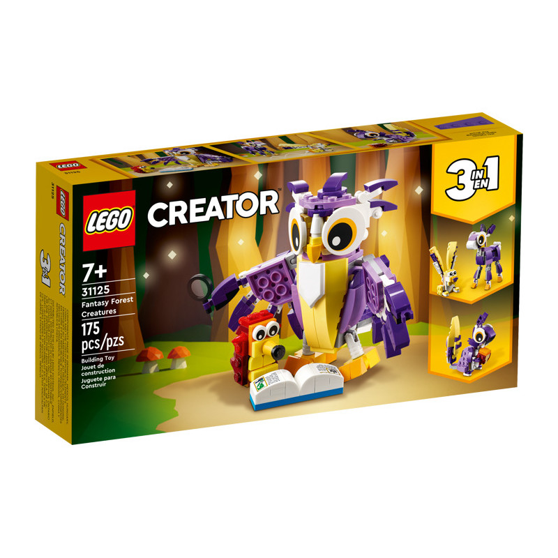 Lego Creator 3 In 1 Fantasy Forest Creatures 31125