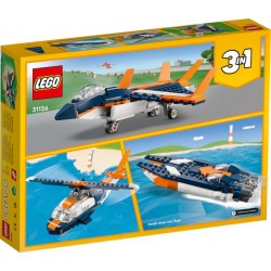 Lego Creator 3 In 1 Supersonic-Jet 31126