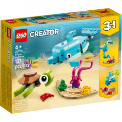 Lego Creator 3 In 1 Dolphin And Turtle 31128