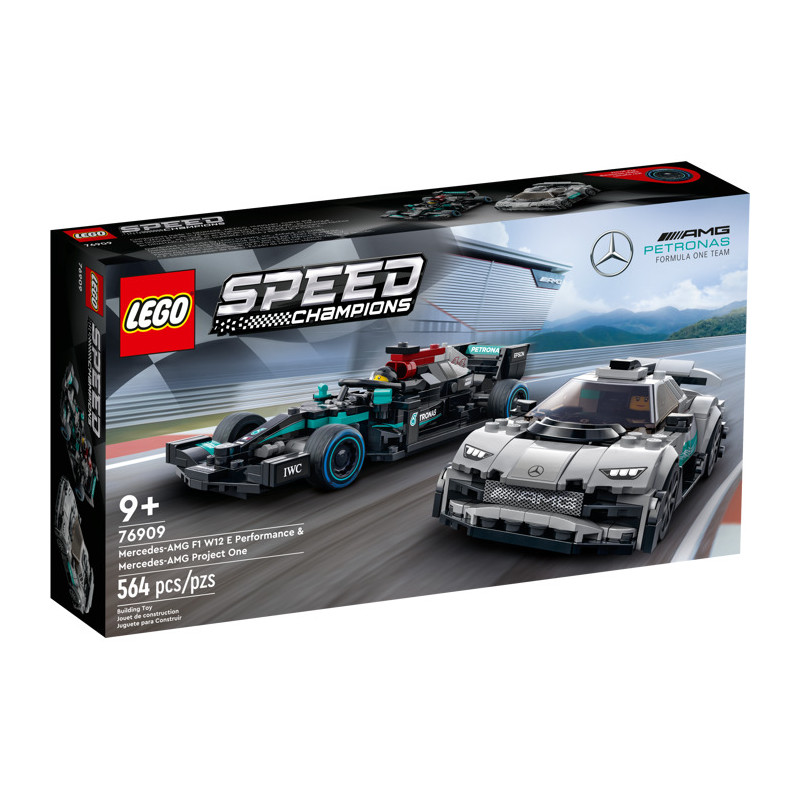 Lego Speed Champions Mercedes-Amg F1 W12 E Performance & Mercedes-Amg Project One 76909