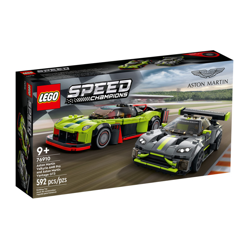 Lego Speed Champions Aston Martin Valkyrie Amr Pro And Aston Martin Vantage Gt3 76910