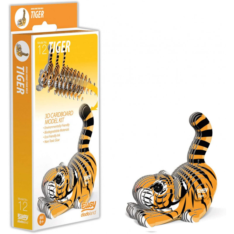 Eugy Build Your Own 3d Models Tiger