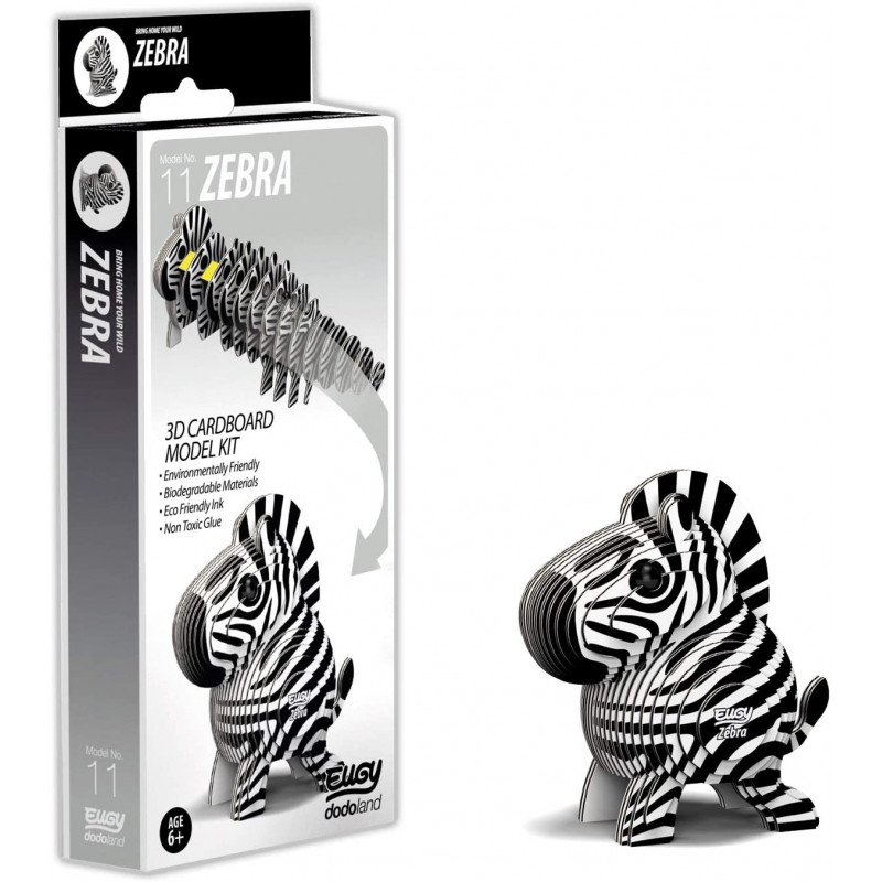 Eugy Build Your Own 3d Models Zebra