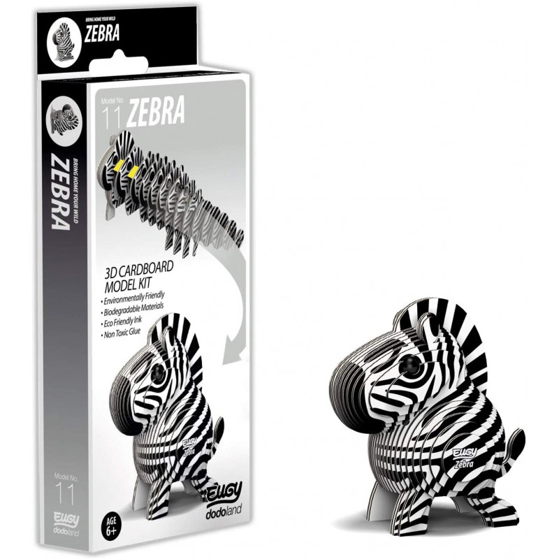 Eugy Build Your Own 3d Models Zebra Eugy Build Your Own 3d Models Zebra