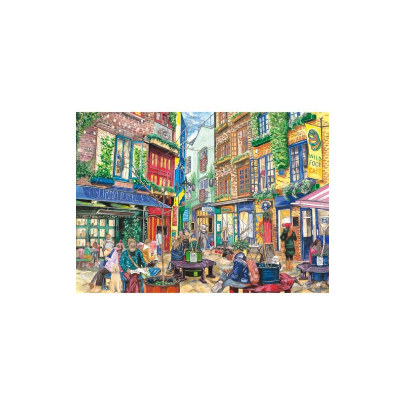 Gibsons Neals Yard Covent Garden London - 1000 Piece Jigsaw Puzzle -