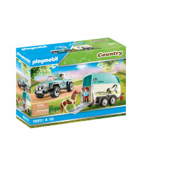 Playmobil Car with Pony...
