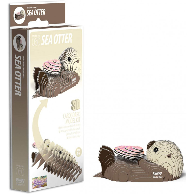 Eugy Build Your Own 3d Models Sea Otter