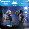 Playmobil Duo Pack Duopack Policeman And Street Artist 70822