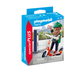 Playmobil Specials Plus Man With E-Scooter 70873