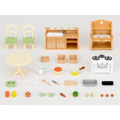 sylvanian families kitchen set