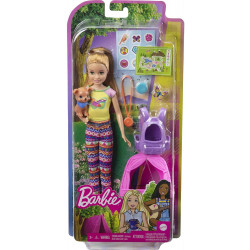 Barbie It Takes Two Camping Playset - Stacie Doll And Pet Puppy