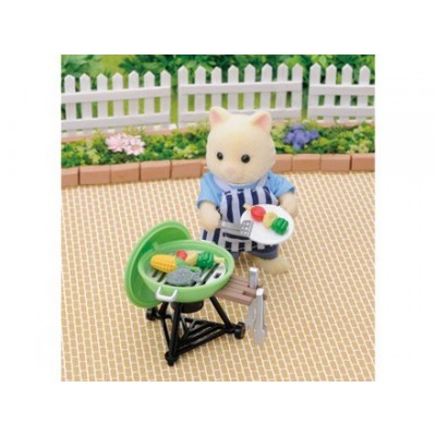 sylvanian families garden barbecue set
