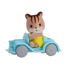 Sylvanian Families Baby Carry Case Squirrel On Car