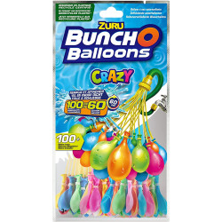 Bunch O Balloons - Crazy Colours Rapid Fill Water Balloons (Pack Of 100 Balloons)