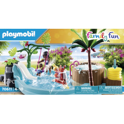 Playmobil Children's Pool With Slide 70611