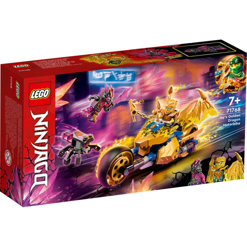 Lego Ninjago Jay's Golden Dragon Motorbike 71768 Lego Ninjago Jay's Golden Dragon Motorbike 71768