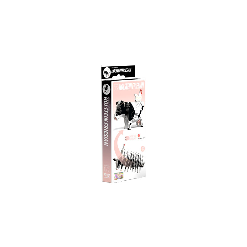Eugy Build Your Own 3d Models Friesian Cow Eugy Build Your Own 3d Models Friesian Cow