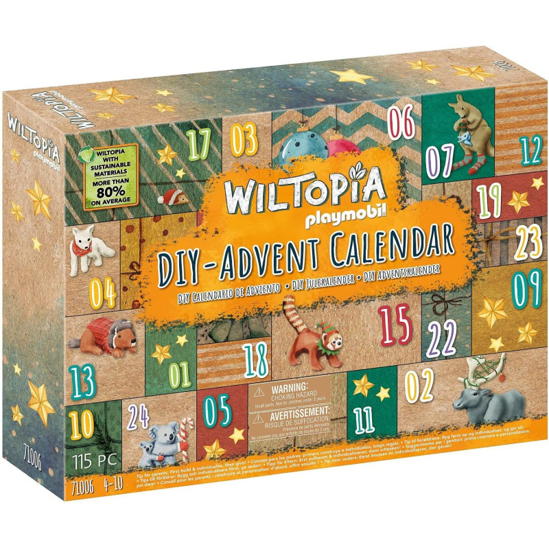 Playmobil Wiltopia - Diy Advent Calendar: Animal Trip Around The World 71006