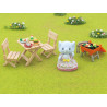 Sylvanian Families Bbq Picnic Set Elephant Girl 5640