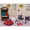 Sylvanian Families Party Time Playset With Tuxedo Cat Girl 5646