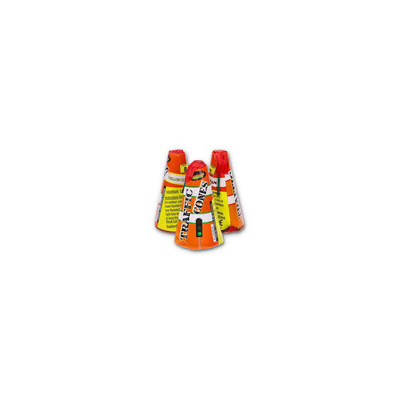 Standard Fireworks Traffic Cones 3 Pack