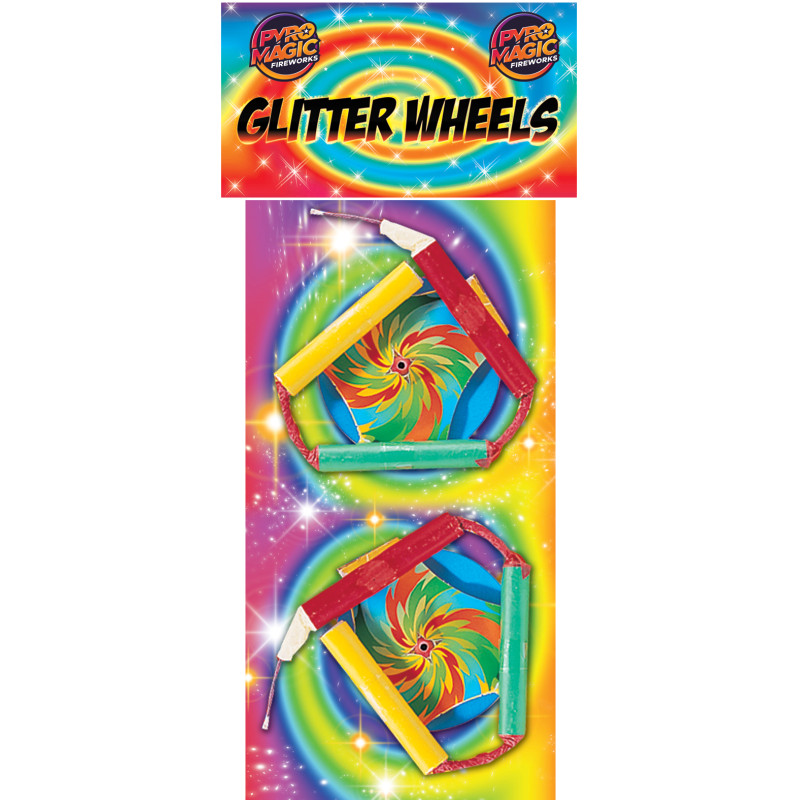Emperor Fireworks Glitter Wheel 2 Pk