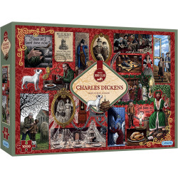 Gibson Charles Dickens Book Club 1000 Piece Jigsaw Puzzle