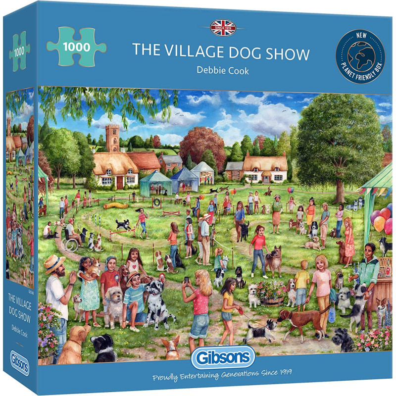 Gibson Village Dog Show 1000 Piece Jigsaw Puzzle Gibson Village Dog Show 1000 Piece Jigsaw Puzzle