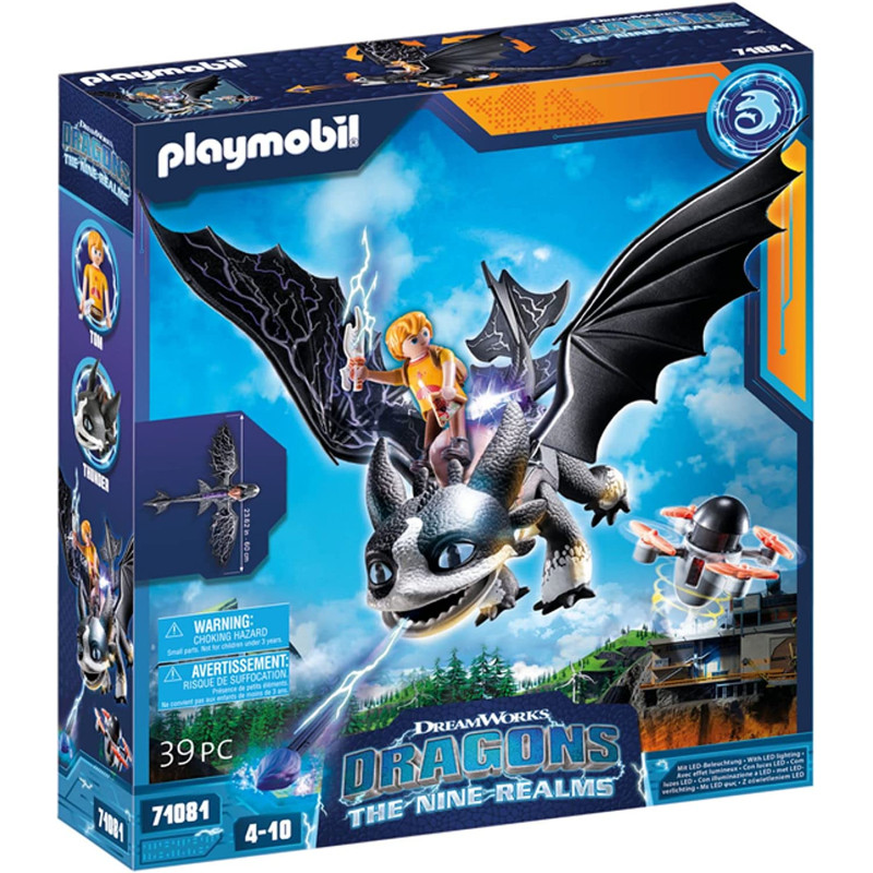 Playmobil Dragons Nine Realms: Thunder & Tom 71081