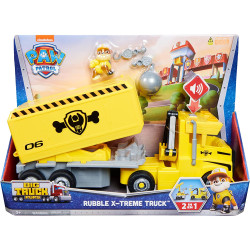 Paw Patrol Big Truck Pups - Rubble 2 In 1 Transforming X-Treme Truck With Excavator