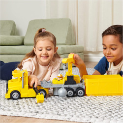 Paw Patrol Big Truck Pups - Rubble 2 In 1 Transforming X-Treme Truck With Excavator