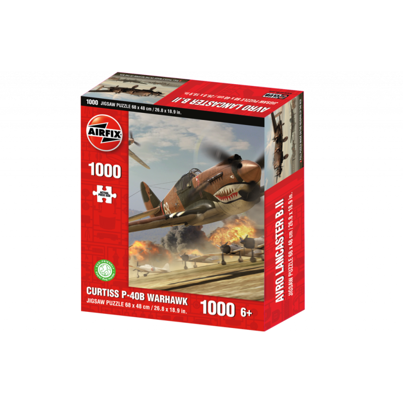 Kidicraft Airfix 1000 Pcs Jigsaw Curtiss P-40b Warhawk