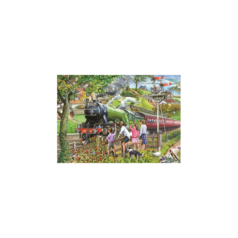 House Of Puzzles 1000 Piece Jigsaw Puzzle - Full Steam Ahead House Of Puzzles 1000 Piece Jigsaw Puzzle - Full Steam Ahead