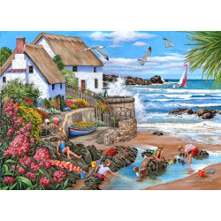 House Of Puzzles 1000 Piece Jigsaw Puzzle - Seaspray Cottage