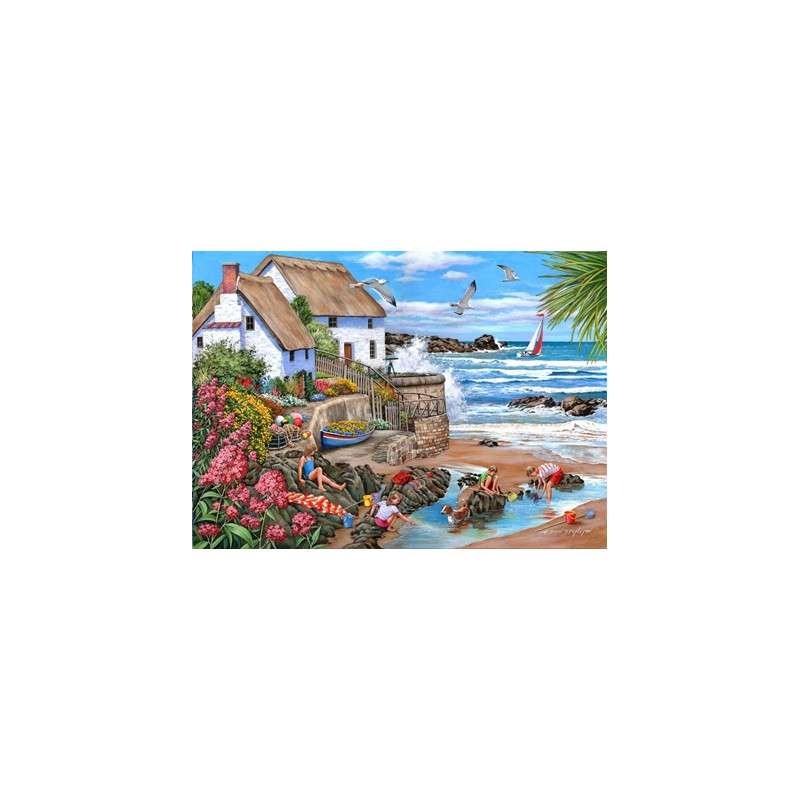 House Of Puzzles 1000 Piece Jigsaw Puzzle - Seaspray Cottage