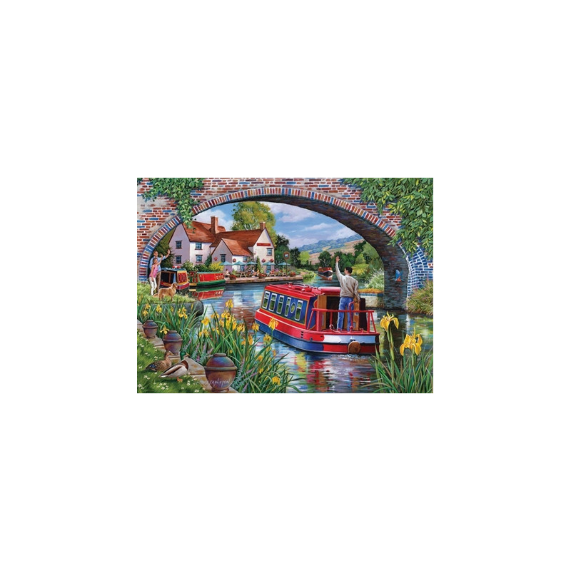 House Of Puzzles Big 500 Piece Jigsaw Puzzle - Over And Under
